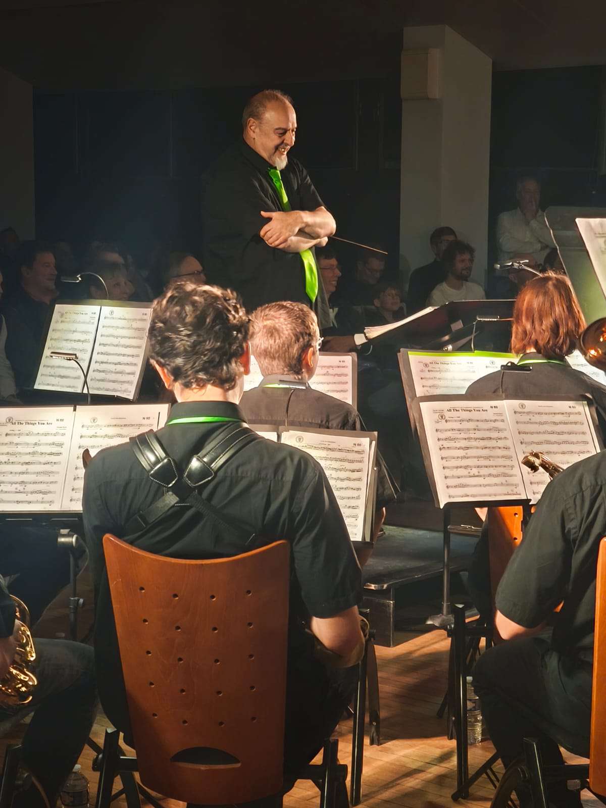 Musiciens de l'Harmonie de Nuits-Saint-Georges lors d'un concert